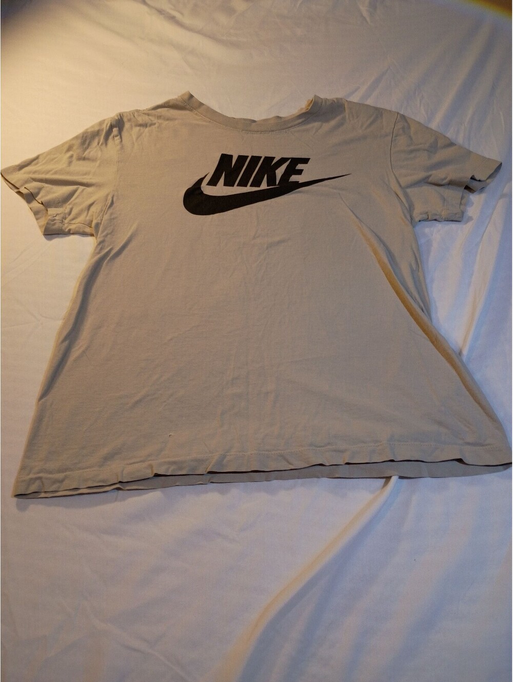 Nike The Nike Tee Beige T-Shirt Size Large